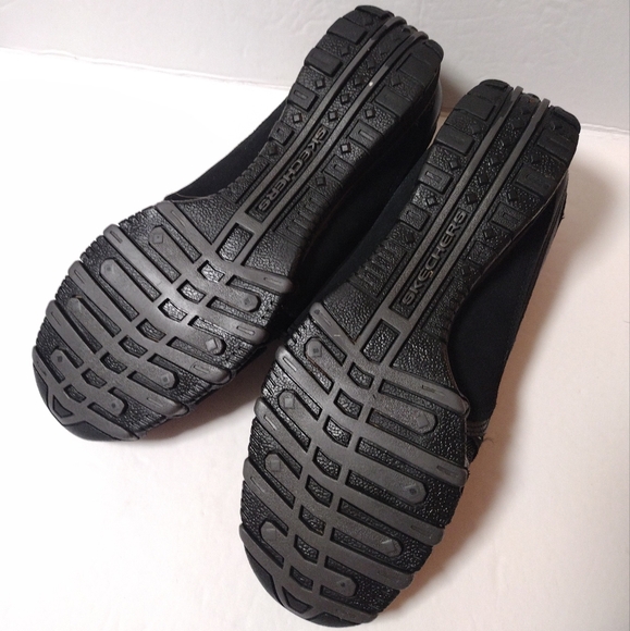 Skechers Women’s Sassie Heirloom Slip On Bikers Leather Walking Sneakers Black - Picture 7 of 7